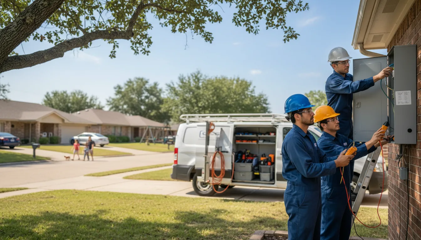 Certified electrician providing emergency electrical services in Pleasanton, KS